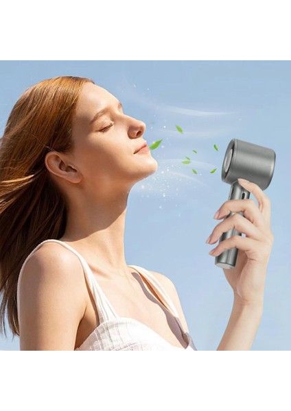 Şarj Edilebilir Mini El Fanı Dijital 120 Kademe Hassas Hız Ayarlanabilir Yüksek Kapasiteli 1500Mah Bataryalı fırsatları