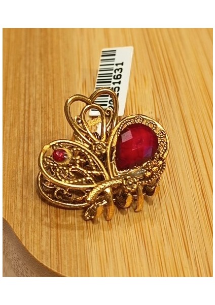 Taşlı Döküm Metal 2.5cm Minik Lüks Toka