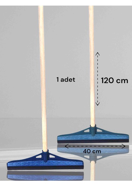 Çekpas Saplı Çekçek Yer Silgi Paspas 40 cm