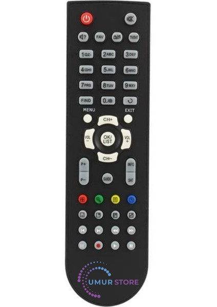 Hd Real Uydu Alıcı Kumandası