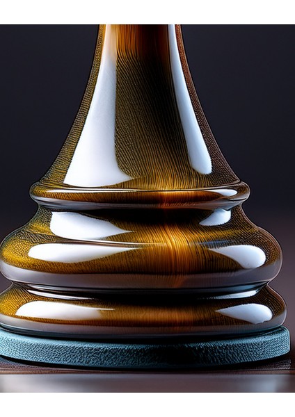 Metal Çerçeveli Gerçek Camlı Tablo - Dijital Baskı - Piyon fiyatları