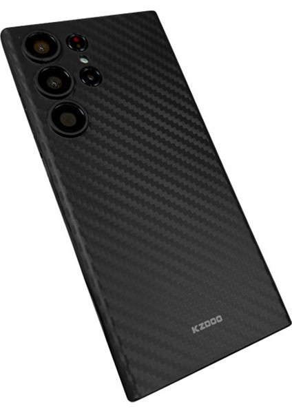 Kzdoo Samsung Galaxy S24 Ultra Kılıf Pp Telefon Arka Kapak Karbon Fiber Doku-Mavi (Yurt Dışından) fırsatları