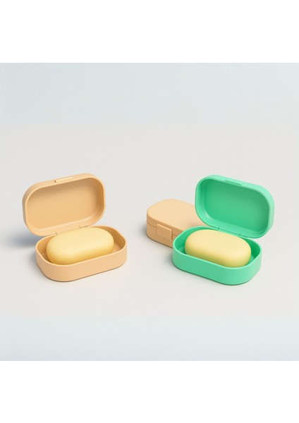Sabun Saklama Kutusu Çok Amaçlı Saklama Kabı 2 Adet