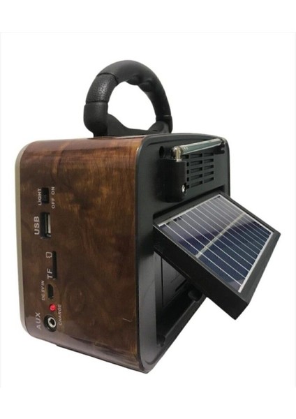Güneş Enerjili Nostaljik Fm, Aux ve USB Müzik Çalar, Şık ve Kullanışlı Tasarım fiyatları