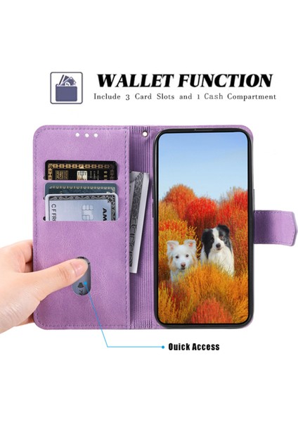 Samsung Galaxy NOTE20 Için Ultra 4g/5g Ttudrch 004 Cilt Deri Deri Ekleme Cüzdan Kapak Rfıd Blomak Koruma Korklama Savaş Folıo Kapalı Stap-Purple Ile (Yurt Dışından) fiyatları