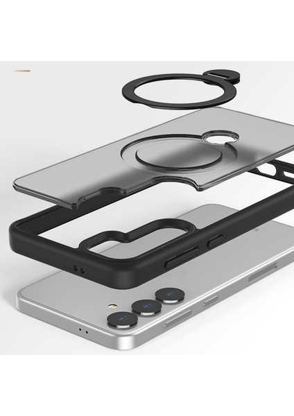 Samsung Galaxy S24 Manyetik Telefon Kılıfı Için 360 Derece Döndürme Halkası Kickstand-Beyaz (Yurt Dışından) fiyatları