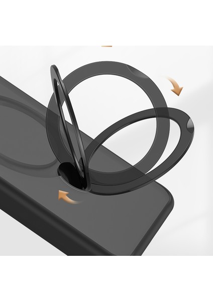 Samsung Galaxy S24 Manyetik Telefon Kılıfı Için 360 Derece Döndürme Halkası Kickstand-Beyaz (Yurt Dışından) modelleri