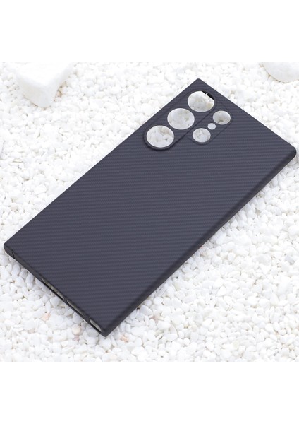 Samsung Galaxy S24 Ultra Telefon Kılıfı 600D Dokulu Hassas Kesim Aramid Fiber Telefon Kapağı-Siyah (Yurt Dışından) indirimleri