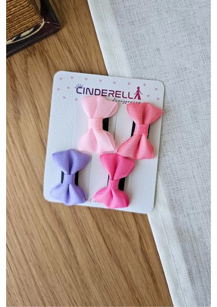 4'lü Fiyonklu Yumuşak Saçsız Bebek Tokası - Az Saçlı Kız Bebek Toka Seti Çıtçıtlı Yenidoğan Tokası fiyatları