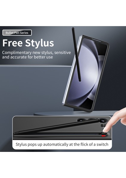 Galaxy Z Fold6 5g Kılıf Için Temperli Cam Film ve Stylus-Siyah ile Cilt Dokunuşlu Sert Pc Telefon Kapağı (Yurt Dışından) indirimleri