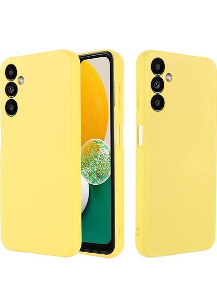 Samsung Galaxy M54 5G/F54 5g Sıvı Silikon Arka Kapak Yumuşak Astar-Sarı (Yurt Dışından) fiyatları