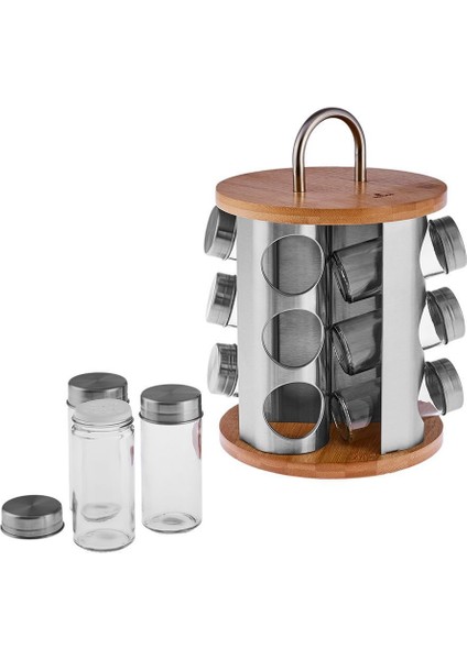Dönen Standlı 12'li Baharat Takımı, Şık ve Pratik Kullanım Için Ideal Seçim modelleri