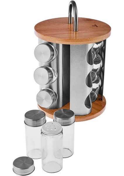 Dönen Standlı 12'li Baharat Takımı, Şık ve Pratik Kullanım Için Ideal Seçim fırsatları