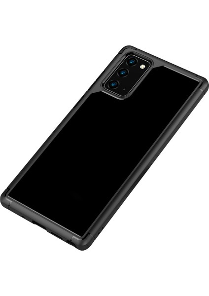 Samsung Galaxy NOTE20/NOTE20 5g Için Savunma Zırhı Serisi Telefon Kılıfı, Clear Pc+Tpu Çift Katman Şok Geçirmez Kapak Black (Yurt Dışından)