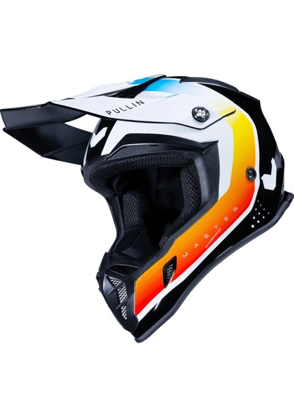 Master Race Trash Kask Master Rainbow Siyah Beyaz Turuncu fiyatları