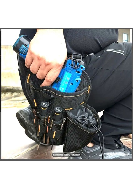 Ayarlanabilir Bel ve Alet Çantası, Siyah, Pratik ve Kullanışlı Ürün fırsatları