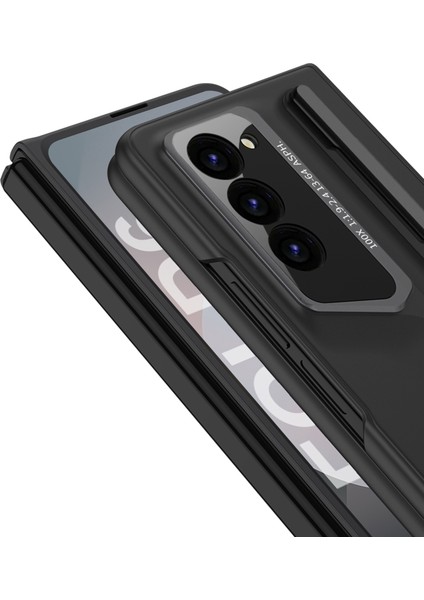 Anti-Düşen Telefon Kılıfı Için Samsung Galaxy Z Fold6 5g Kılıf Anti-Drop Pc + Pu Telefon Kapağı Ekran Filmi-Siyah (Yurt Dışından) fiyatları