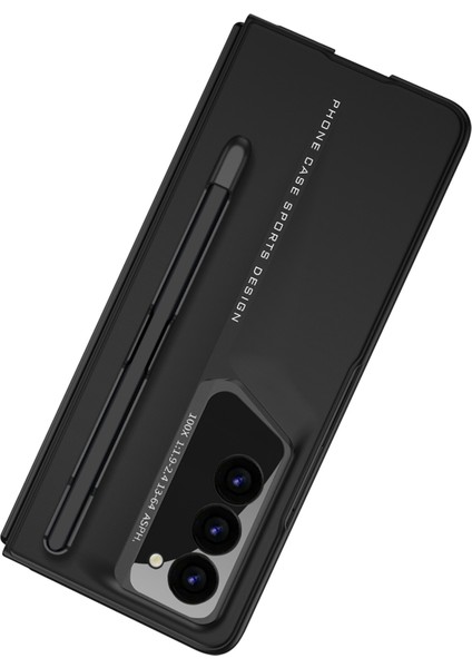 Anti-Düşen Telefon Kılıfı Için Samsung Galaxy Z Fold6 5g Kılıf Anti-Drop Pc + Pu Telefon Kapağı Ekran Filmi-Siyah (Yurt Dışından) fırsatları