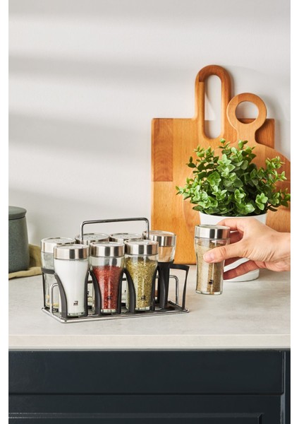 9 Parça Kare Baharat Takımı, Şık ve Pratik Mutfak Seti fiyatları