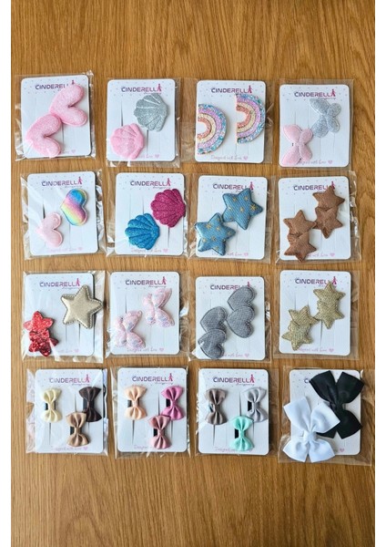 3'lü Fiyonklu Yumuşak Saçsız Bebek Tokası - Az Saçlı Kız Bebek Toka Seti Çıtçıtlı Yenidoğan Tokası fırsatları