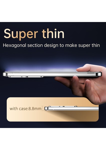 Samsung Galaxy S24 Ultra Kılıf Toka Kilit Tasarımı Sert Pc Metal Çerçeve Telefon Kapağı-Siyah (Yurt Dışından) indirimleri