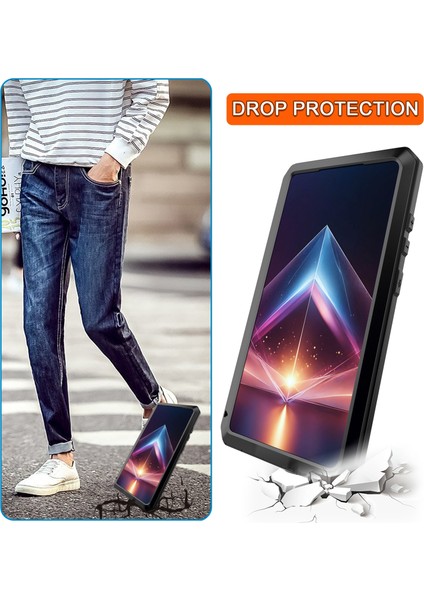 Samsung Galaxy S24 Ultra Kılıf Temperli Cam Filmi Silikon+Metal Telefon Kapağı-Siyah (Yurt Dışından) modelleri