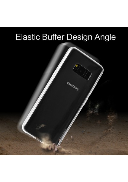 Samsung Galaxy S8 G950-TRANSPARENT Için Tpu Anti-Slip Cep Telefonu Kapağını Temizle (Yurt Dışından)