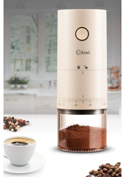 KSPG-4817 Şarjlı Kahve ve Baharat Öğütücü Krem