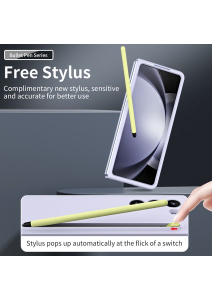 Galaxy Z Fold6 5g Telefon Kılıfı Için Stylus-Lavanta Moru ile Cilt Dokunmatik Sert Pc Kabuğu (Yurt Dışından) indirimleri