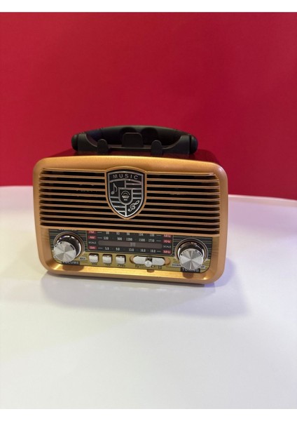 Kahverengi Nostaljik Radyo ve Ses Bombası, Şık Tasarım ve Kaliteli Ses Deneyimi