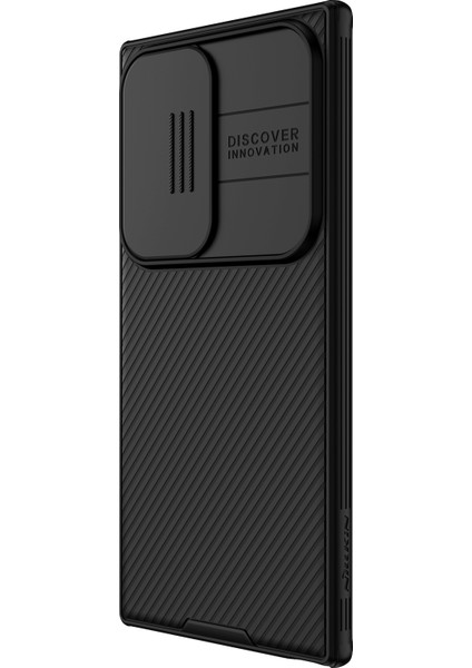 Serisi Samsung Galaxy S24 Ultra Kılıf Pc+Tpu Slayt Kamera Kapaklı Telefon Kapağı-Siyah (Yurt Dışından) fırsatları