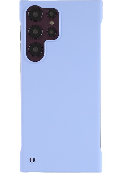 Samsung Galaxy S22 Ultra 5g Cilt Touch Çerçevesiz Telefon Kılıfı Sabit Pc Telefon Kapak Light Mor (Yurt Dışından) fiyatları