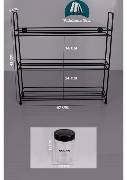 3 Katlı Büyük Standlı 18 Li Yuvarlak Cam Baharat Takımı, Şık ve Kullanışlı Set fırsatları