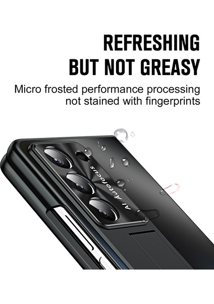 Samsung Galaxy Z Fold6 5g Ag Kılıf Kickstand Mat Pc Telefon Kapağı Temperli Cam Filmi/stylus Kalem-Siyah (Yurt Dışından) indirimleri