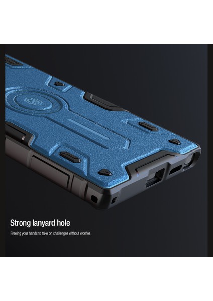 Samsung Galaxy S24 Ultra Pc+Tpu Telefon Kılıfı, Kamera Kapaklı Armor Prop Kılıfı-Mavi (Yurt Dışından) indirimleri