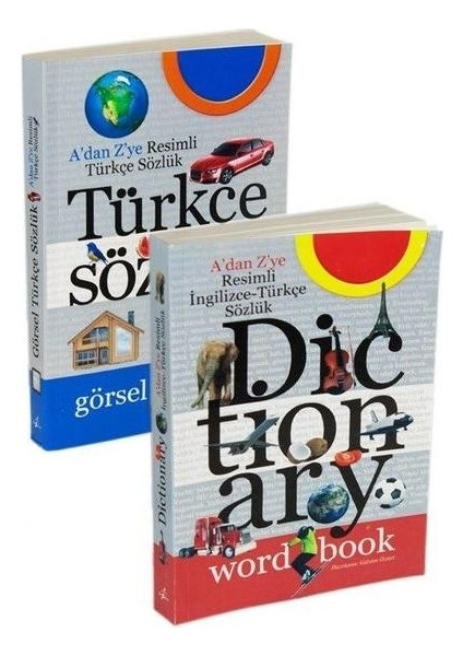 Ilköğretim A'dan Z'ye Resimli Türkçe ve Ingilizce Sözlük Görsel Sözlük Seti