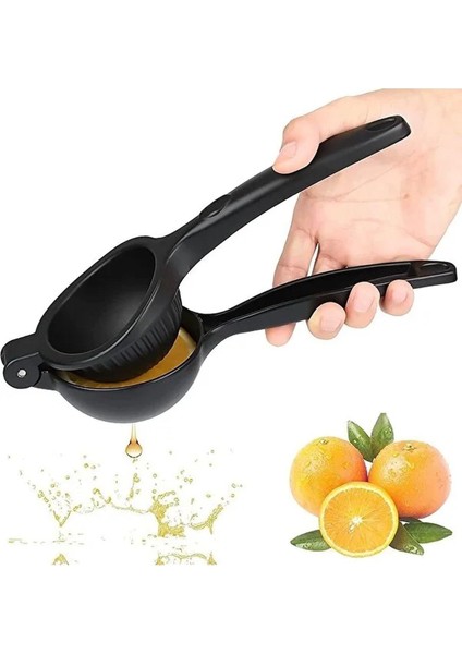 Sıkacağı Limon Presi Çelik Büyük Boy, Siyah Metal Limon Sıkacağı, Döküm Naranciye Sıkacağı Kaliteli Seri