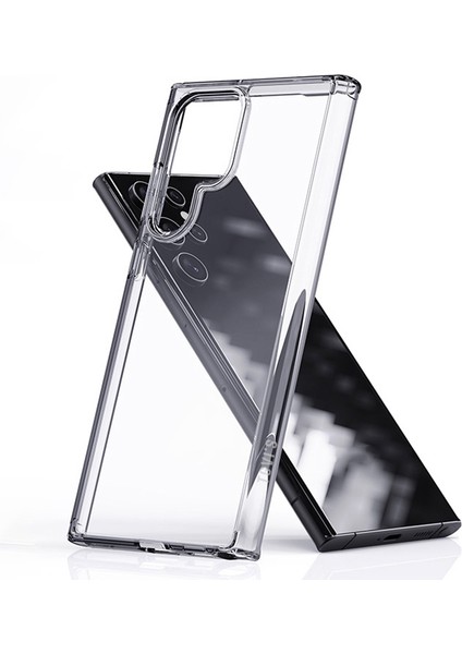 Len Serisi Samsung Galaxy S24 Ultra Cep Telefonu Kılıfı Çizilmez Tpu + Pc Arka Kabuk-Şeffaf (Yurt Dışından) fırsatları