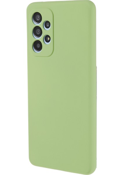 Samsung Galaxy A53 5g 5g Yumuşak Tpu Kasası Için Kullanım Kaplama Kaplamak Antik Fiber Astar Telefon Kapağı Bean Yeşil (Yurt Dışından)