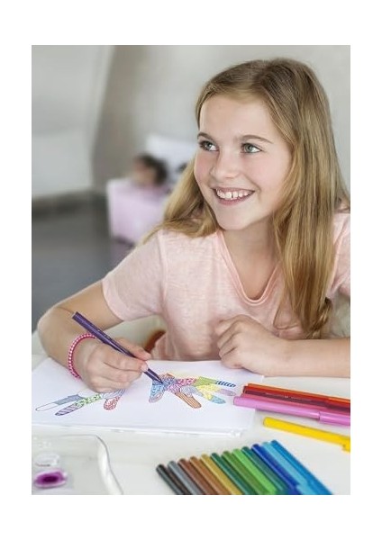 Eğlenceli Keçeli Kalem, 20 Renk fiyatları