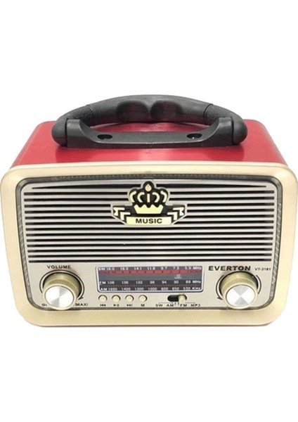 Renkli ve Taşınabilir USB Şarjlı Radyo, Kaliteli Ses ve Pratik Kullanım Sağlar