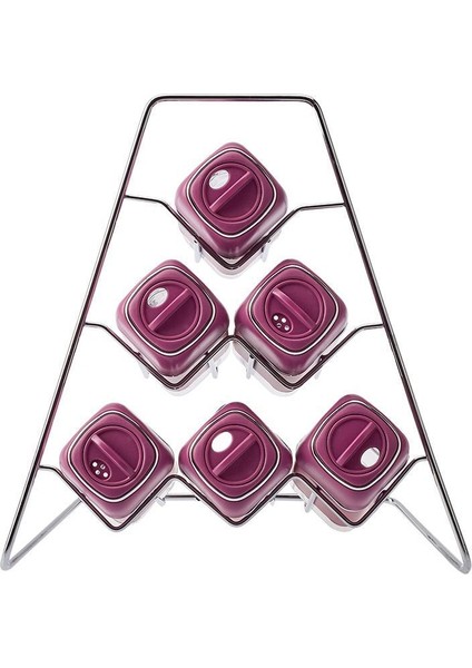 Şeffaf Üçgen Baharat Takımı, 7 Parça, Şık ve Kullanışlı Tasarım modelleri