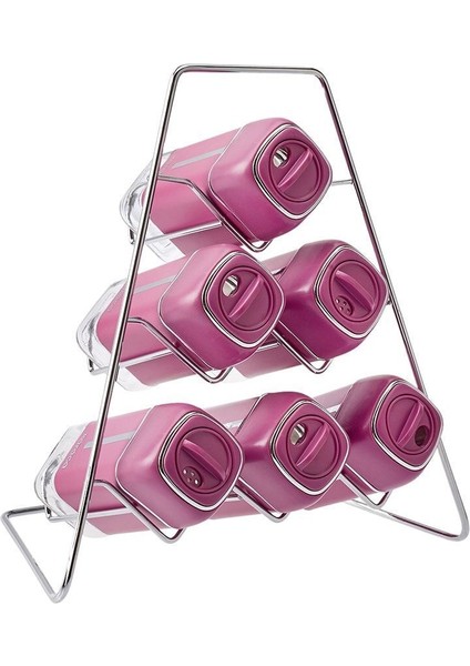 Şeffaf Üçgen Baharat Takımı, 7 Parça, Şık ve Kullanışlı Tasarım fırsatları