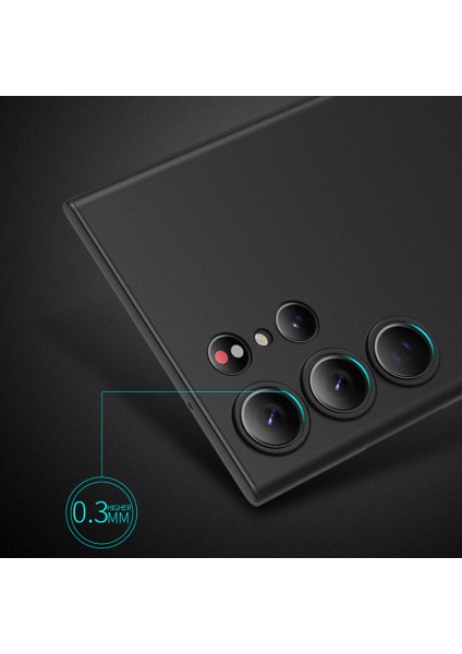 Samsung Galaxy S24 Ultra Pp Telefon Kılıfı Mat Kaplama Ince Kapak-Siyah (Yurt Dışından) fırsatları