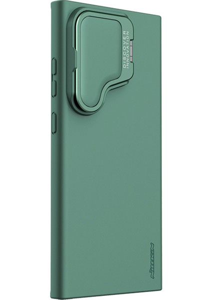 Samsung Galaxy S24 Ultra Silikon+Pc Telefon Kılıfı Lens Kapağı Kickstand-Yeşil Için Ipeksi Pervane (Yurt Dışından) modelleri