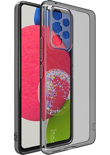 Ux-5 Serisi Samsung Galaxy A53 5g Için Koruyucu Yumuşak Kılıf, Şeffaf Tpu Hafif Slim Telefon Kapak Terazik Siyah (Yurt Dışından)