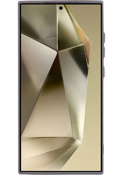 Samsung Galaxy S24 Ultra Kickstand Kılıf Silikon Kapak Büyük Lens Delikli-Haki (Yurt Dışından) fiyatları