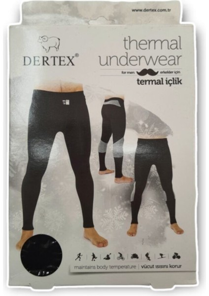 Erkek Içi Yünlü Termal Tayt