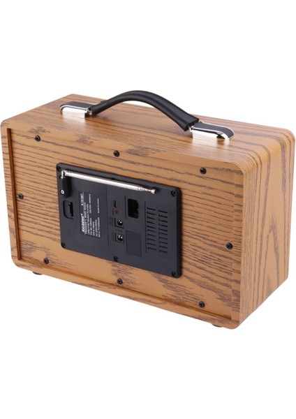 Ahşap Büyük Boy Radyo, Bluetooth, Usb, Tf, Fm, Şarjlı, 3 Bant, Nostaljik, R-1918BT modelleri