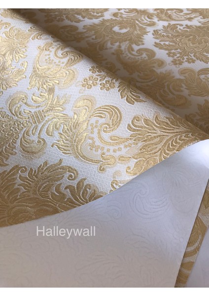3933 Gold Desenli 3D Duvar Kağıdı fiyatları